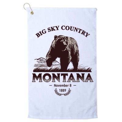 Montana State Big Sky Country Country Golf Towel