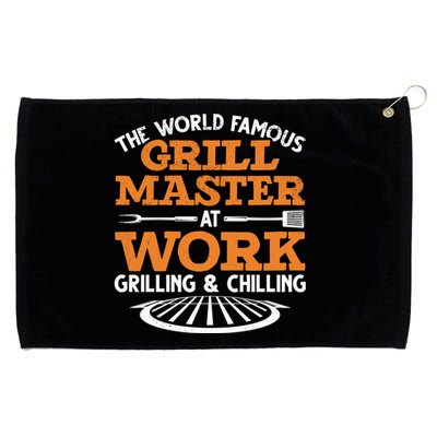 Meat Smoking Bbq Lovers Meat Bbq Grill Masters Dad Bbq Cute Gift Grommeted Golf Towel