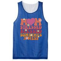 Mom Stressed Blessed Sometimes A Mess Gift Mesh Reversible Basketball Jersey Tank