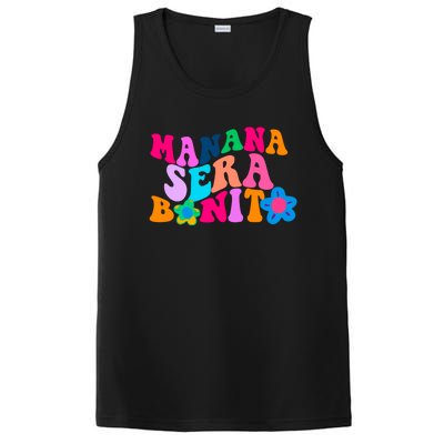 Manana Sera Bonito Words On Back Aesthetic Trendy PosiCharge Competitor Tank