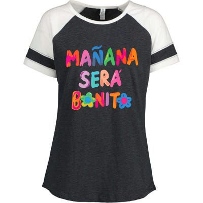 Mañana Será Bonito , Tomorrow Will Be Nice Enza Ladies Jersey Colorblock Tee