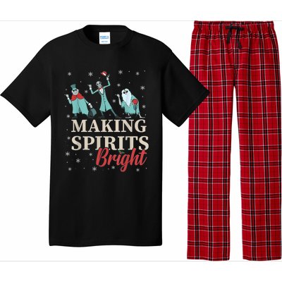 Making Spirits Bright Christmas Haunted Ghosts Pajama Set