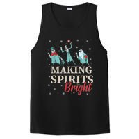 Making Spirits Bright Christmas Haunted Ghosts PosiCharge Competitor Tank