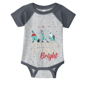 Making Spirits Bright Christmas Haunted Ghosts Infant Baby Jersey Bodysuit