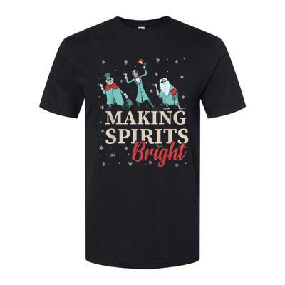 Making Spirits Bright Christmas Haunted Ghosts Softstyle CVC T-Shirt