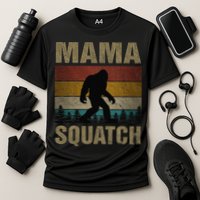 Mama Squatch Bigfoot Mama Sasquatch Yeti Family Matching Performance Shirt