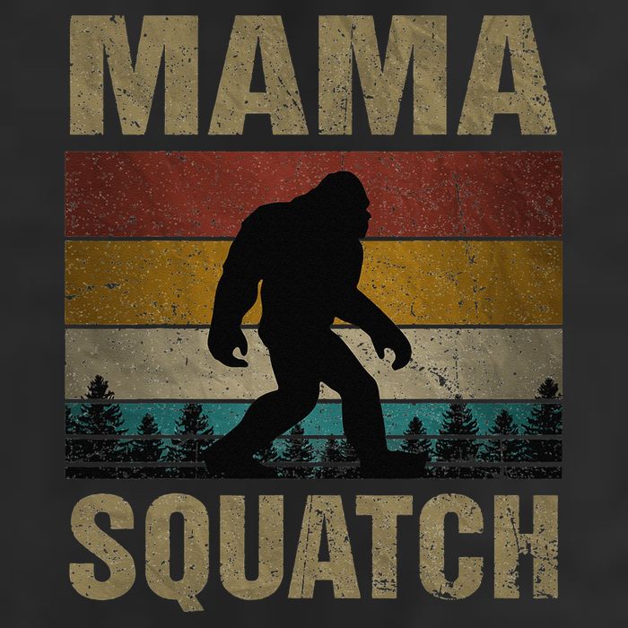 Mama Squatch Bigfoot Mama Sasquatch Yeti Family Matching Adult Drive Performance Visor