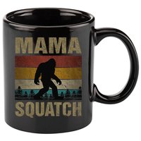 Mama Squatch Bigfoot Mama Sasquatch Yeti Family Matching 11oz C Handle Ceramic Mug
