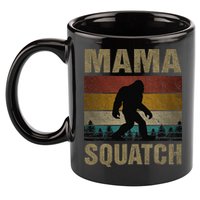 Mama Squatch Bigfoot Mama Sasquatch Yeti Family Matching 11oz C Handle Ceramic Mug