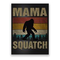 Mama Squatch Bigfoot Mama Sasquatch Yeti Family Matching Poster