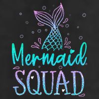 Mermaid Squad Birthday Mermaid Tail Squad Family Matching Adult Drive Performance Visor
