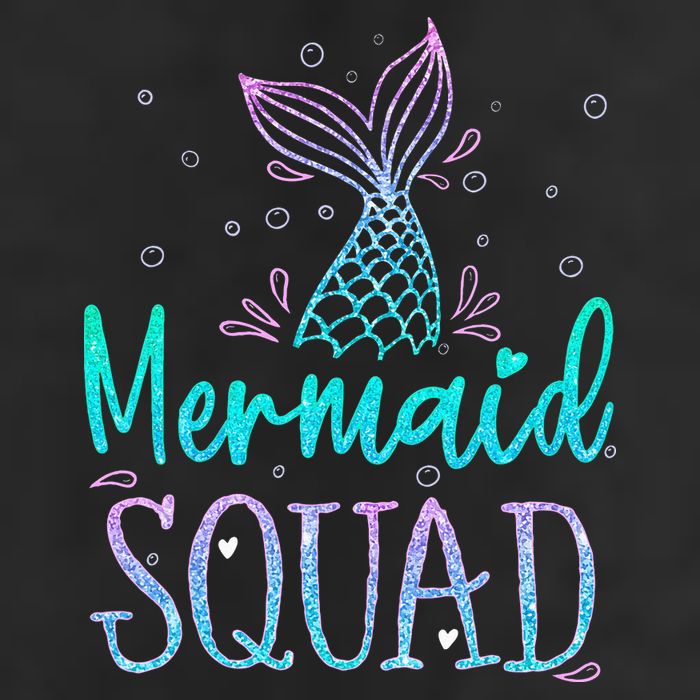 Mermaid Squad Birthday Mermaid Tail Squad Family Matching Adult Drive Performance Visor