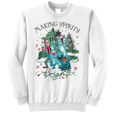 Making Spirits Bright Christmas Funny Lover Cute Matching Sweatshirt