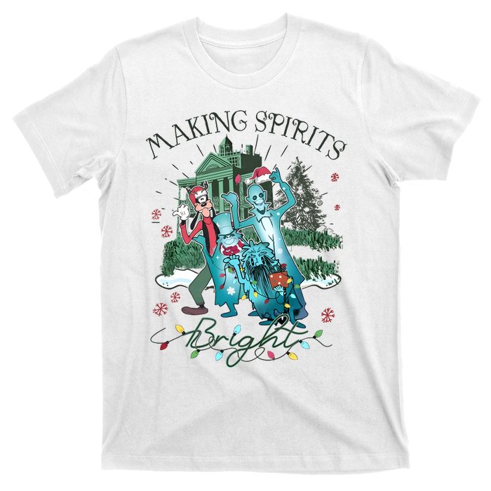 Making Spirits Bright Christmas Funny Lover Cute Matching T-Shirt