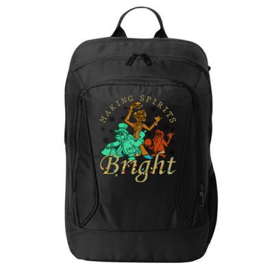 Making Spirits Bright Christmas Haunted Mansion Christmas City Backpack