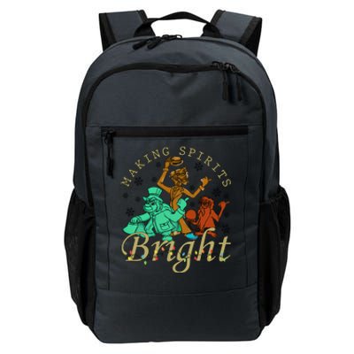 Making Spirits Bright Christmas Haunted Mansion Christmas Daily Commute Backpack