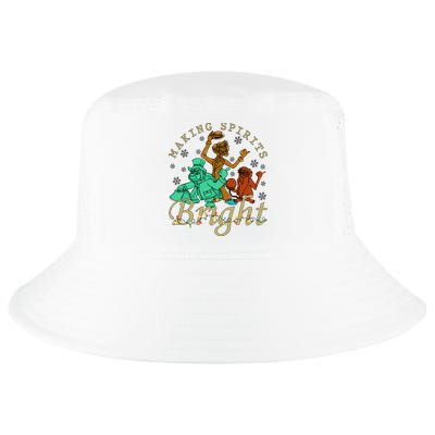 Making Spirits Bright Christmas Haunted Mansion Christmas Cool Comfort Performance Bucket Hat