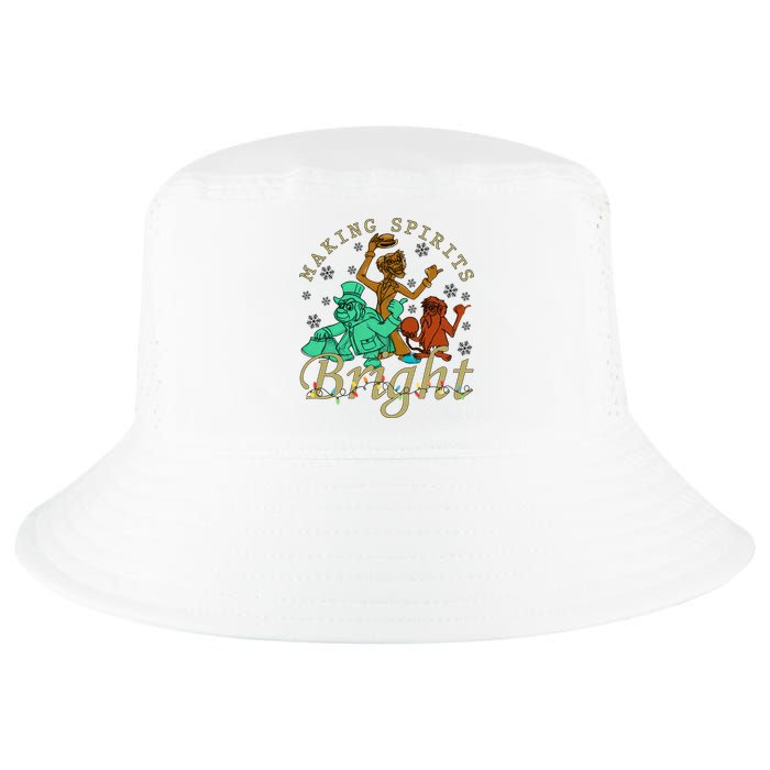 Making Spirits Bright Christmas Haunted Mansion Christmas Cool Comfort Performance Bucket Hat