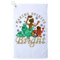Making Spirits Bright Christmas Haunted Mansion Christmas Golf Towel