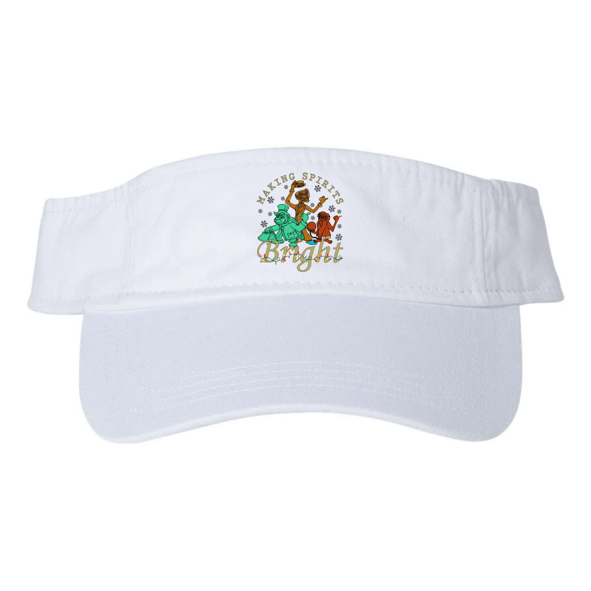 Making Spirits Bright Christmas Haunted Mansion Christmas Visor