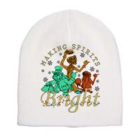 Making Spirits Bright Christmas Haunted Mansion Christmas Short Acrylic Beanie