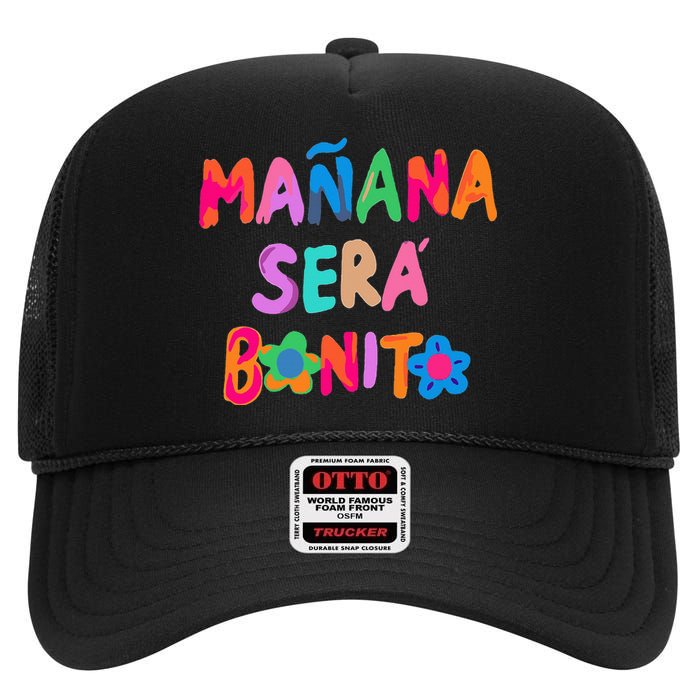 Mañana será bonito High Crown Mesh Back Trucker Hat