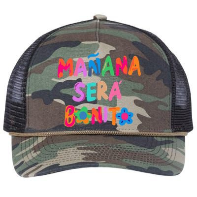 Mañana será bonito Retro Rope Trucker Hat Cap