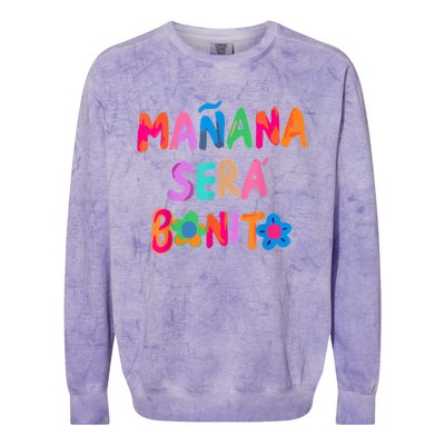 Mañana Será Bonito Colorblast Crewneck Sweatshirt