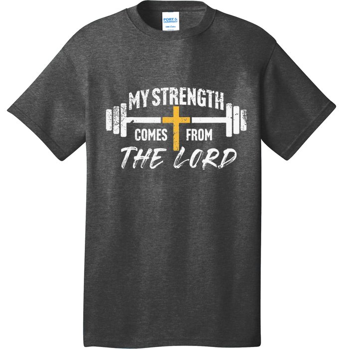 My Strength Christian Bible Verse Gym Workout T-Shirt