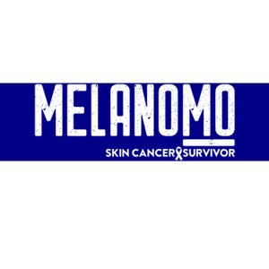 Melanoma Skin Cancer Survivor Awareness Ribbon Cute Gift Bumper Sticker