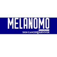 Melanoma Skin Cancer Survivor Awareness Ribbon Cute Gift Bumper Sticker