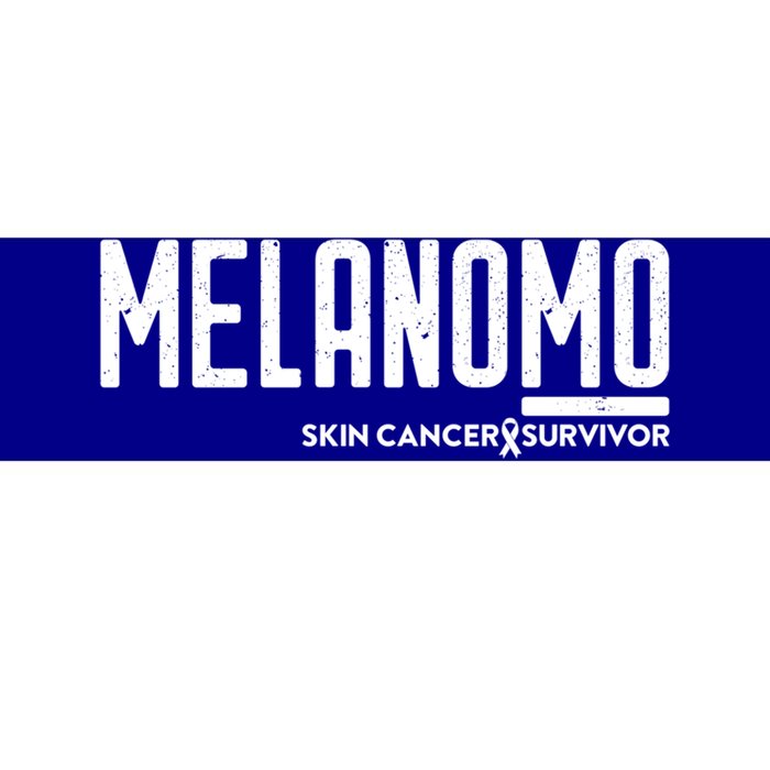 Melanoma Skin Cancer Survivor Awareness Ribbon Cute Gift Bumper Sticker