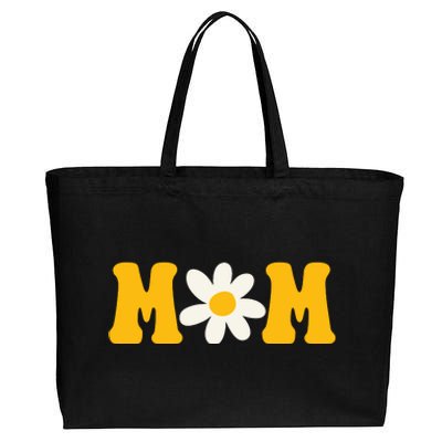 Mom Sunflower Cute Mothers Day Cotton Canvas Jumbo Tote