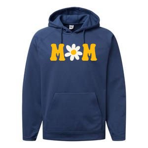 Mom Sunflower Cute Mothers Day Performance Fleece Hoodie