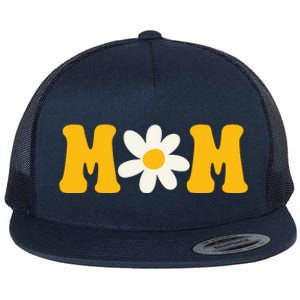 Mom Sunflower Cute Mothers Day Flat Bill Trucker Hat