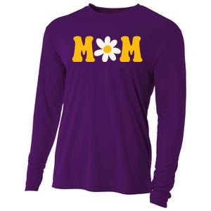 Mom Sunflower Cute Mothers Day Cooling Performance Long Sleeve Crew