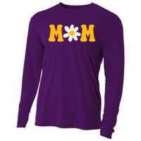 Mom Sunflower Cute Mothers Day Cooling Performance Long Sleeve Crew