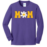 Mom Sunflower Cute Mothers Day Kids Long Sleeve Shirt