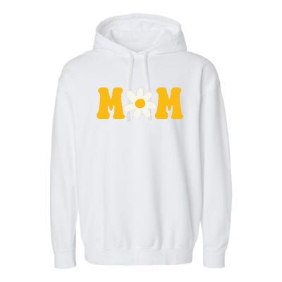 Mom Sunflower Cute Mothers Day Garment-Dyed Fleece Hoodie