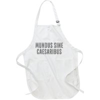 Mundus Sine Caesaribus Graber Message Open Network Full-Length Apron With Pockets