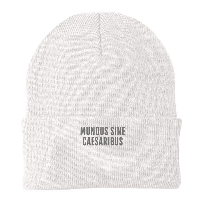 Mundus Sine Caesaribus Graber Message Open Network Knit Cap Winter Beanie