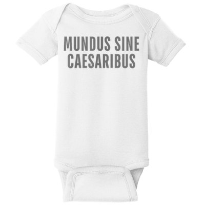 Mundus Sine Caesaribus Graber Message Open Network Baby Bodysuit