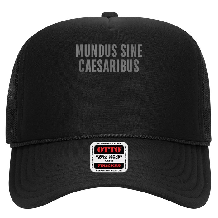 Mundus Sine Caesaribus Graber Message Open Network Tank Top Trucker Hat