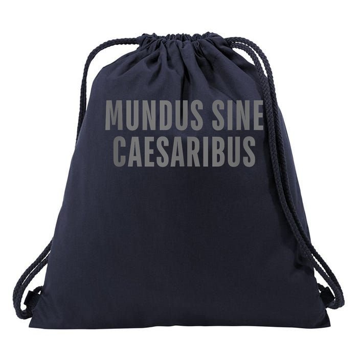 Mundus Sine Caesaribus Graber Message Open Network Tank Top Drawstring Bag