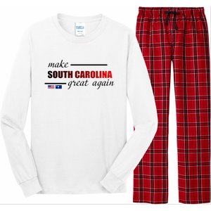 Make South Carolina Great Again Long Sleeve Pajama Set