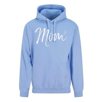 Mom Squared Cute Twin Mom Second Child Announcement Mom^2 Unisex Surf Hoodie