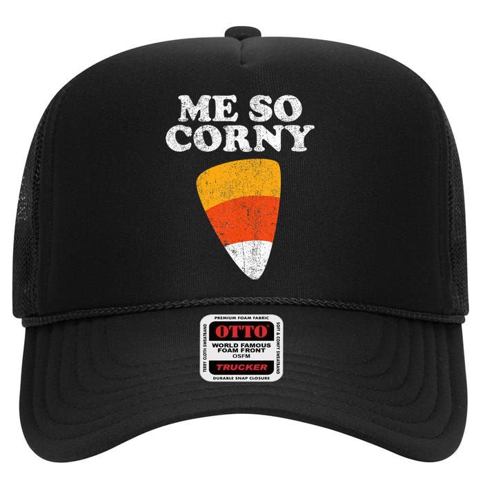 Me So Corny Halloween High Crown Mesh Back Trucker Hat