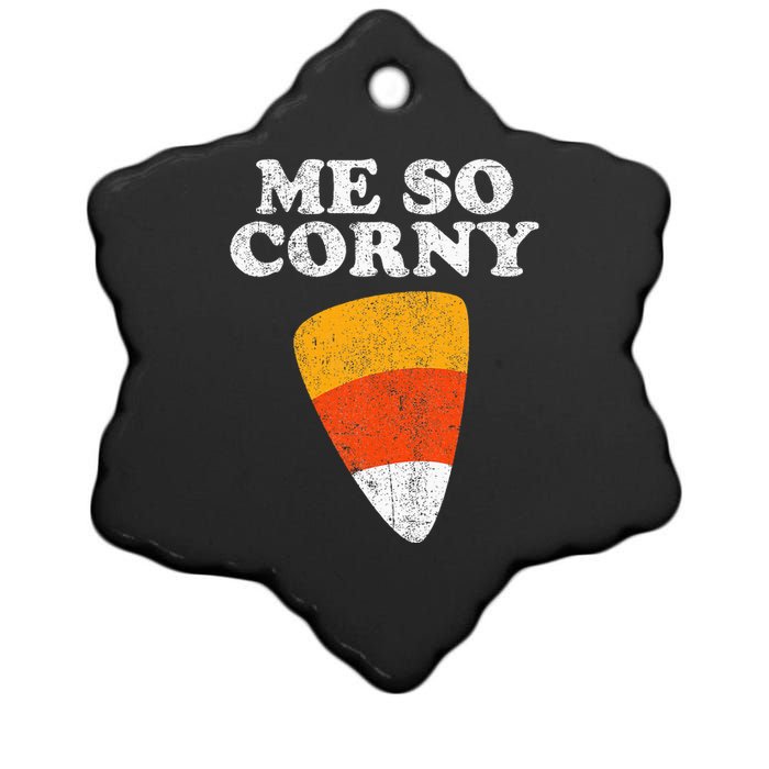 Me So Corny Halloween Ceramic Star Ornament