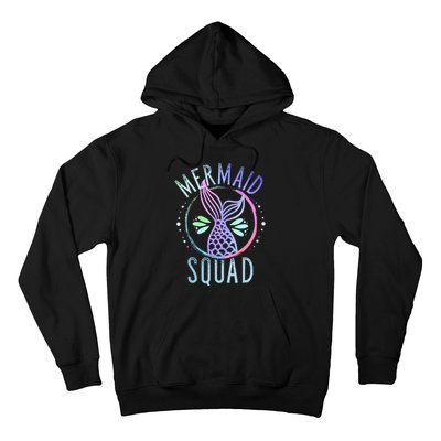 Mermaid Squad Cute Funny Family Birthday Party Hoodie