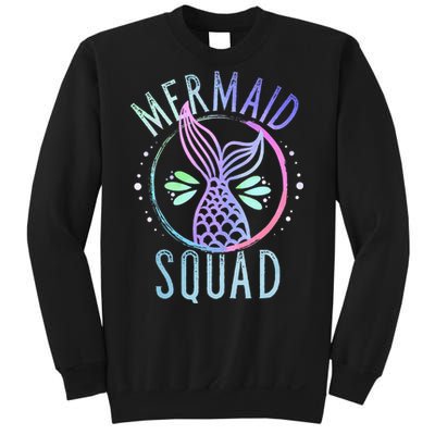 Mermaid Squad Cute Funny Family Birthday Party Sweatshirt